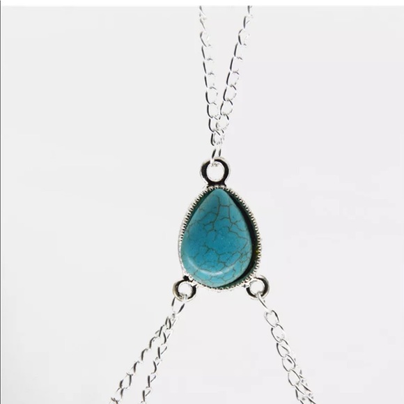 Turquoise body chain jewelry - Picture 3 of 4